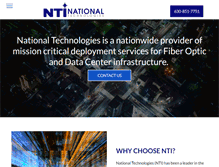 Tablet Screenshot of national-technologies.com